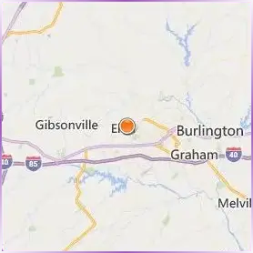 Elon University Location Map Elon University Location Map