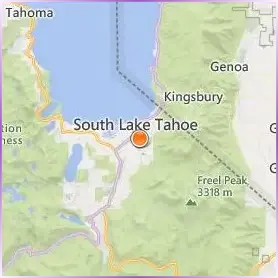 Lake Tahoe Community College Location Map