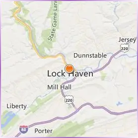 Lock Haven University Location Map Lock Haven University Location Map