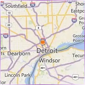 Wayne State University Location Map Wayne State University Location Map